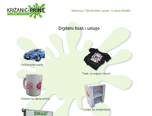 Tablet Screenshot of krizanic-print.hr